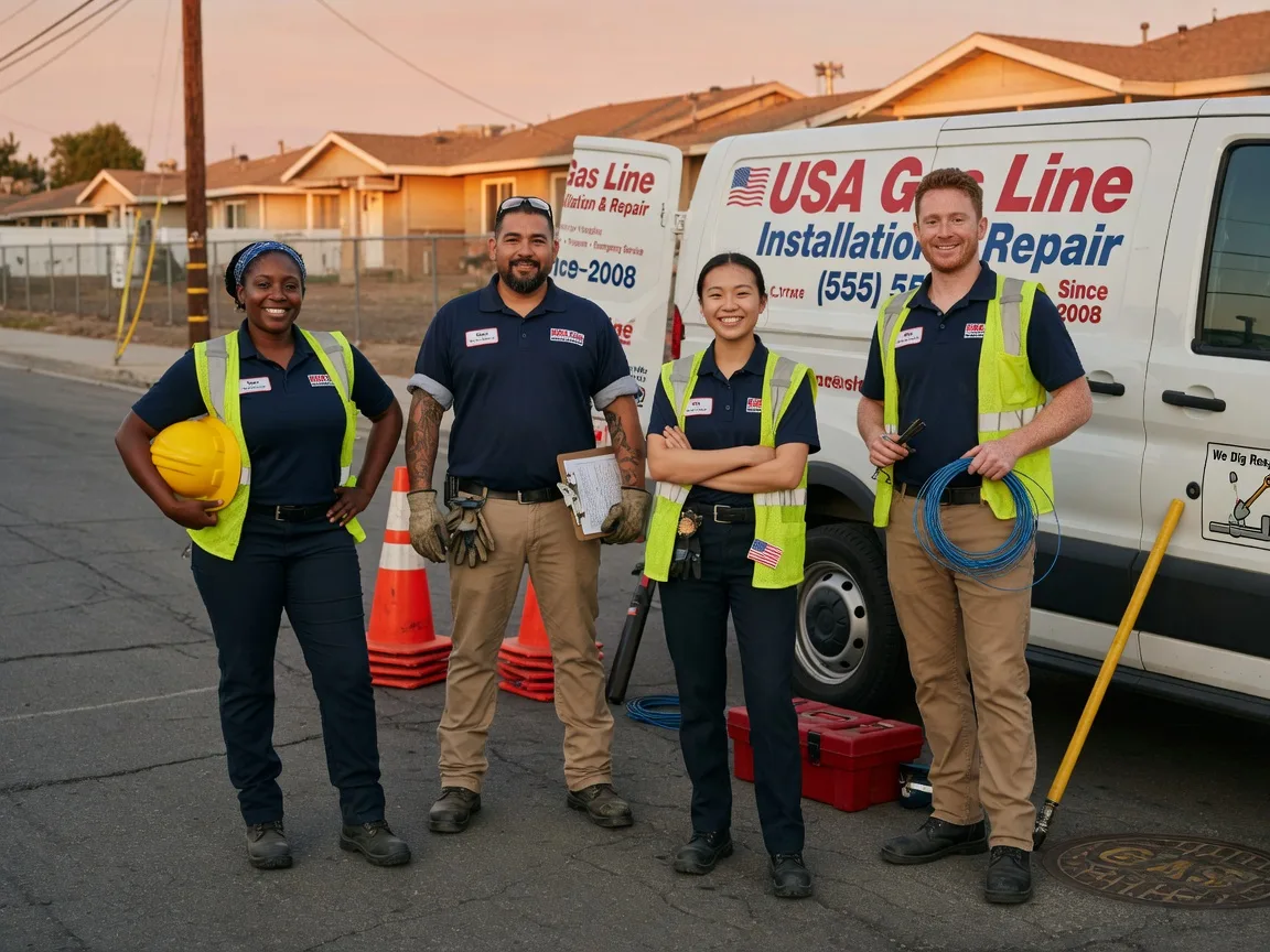 Gas Line Installation company in Many, LA